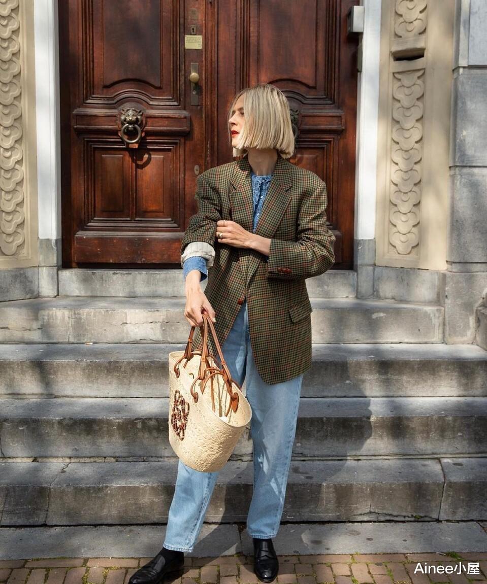 Ainee小屋 换季穿衣别犯愁，西装+牛仔裤才是最IN的开启方式，时髦精教你穿