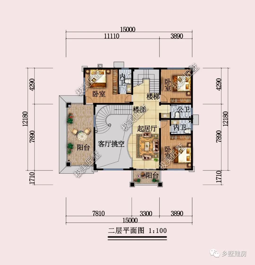 |带车库和厨房土灶的欧式洋房，功能齐全到你无法想象