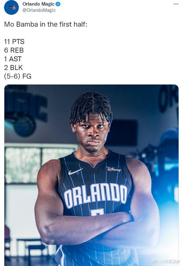 魔術(shù)隊|轟13+10+4帽！班巴讓魔術(shù)雙星16中4汗顏，大帽空接彰顯臂展優(yōu)勢