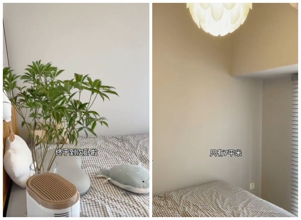 建筑面积82㎡，套内64㎡的三室一厅，用15万装修成慵懒风格