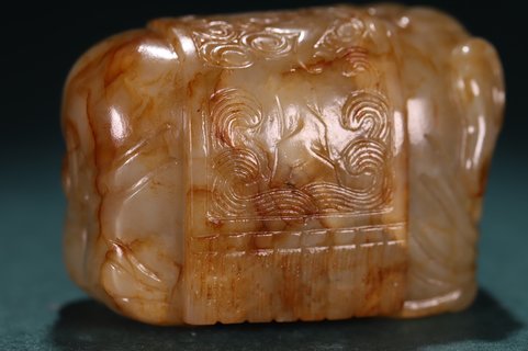 大象|回流 和田玉大象雕件