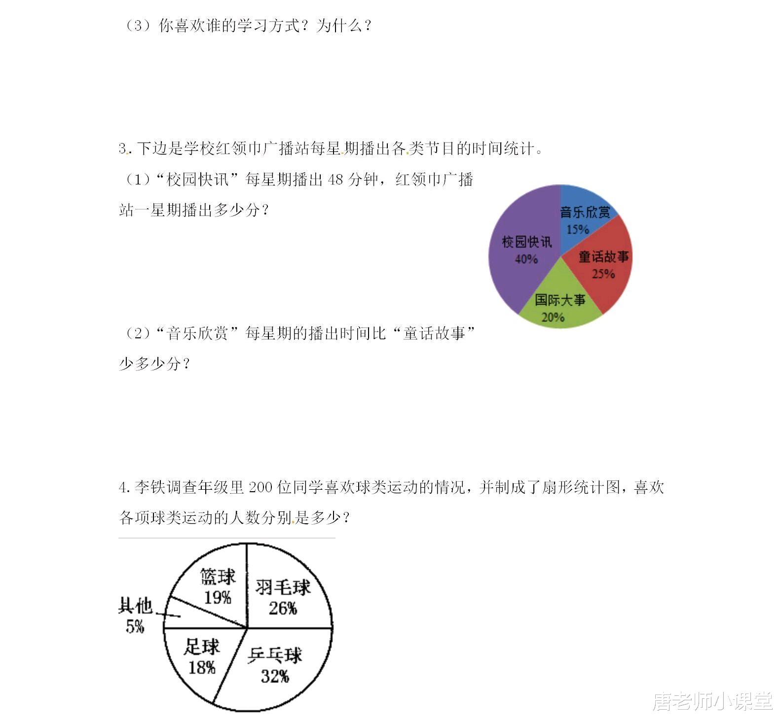 数学|六年级数学应用题专题之统计应用题讲解+专项练习，备战期末收藏