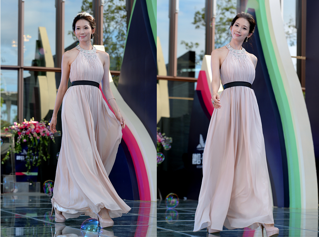 粉色|一看林志玲过得就不错，都快50岁了还像30岁一样年轻，穿搭也不老