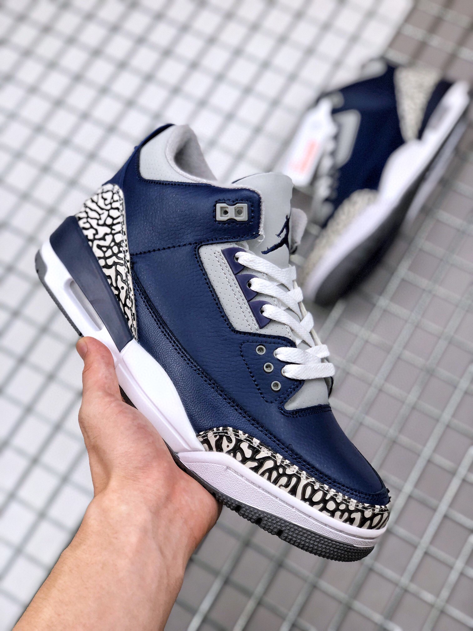 莆田鞋匠|Air Jordan 3 “Midnight Navy”午夜蓝