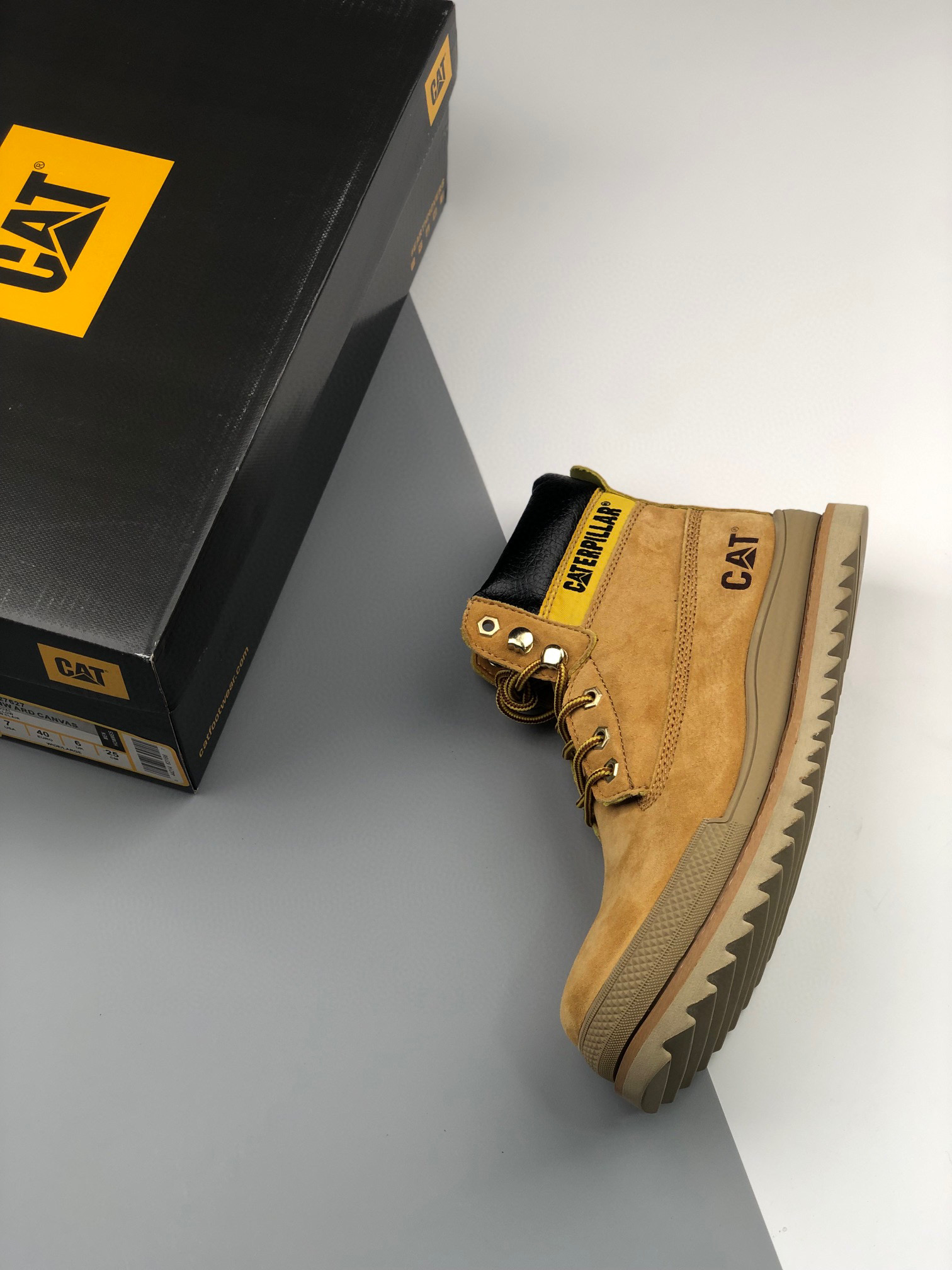 莆田鞋匠 CAT 卡特新款高帮男靴