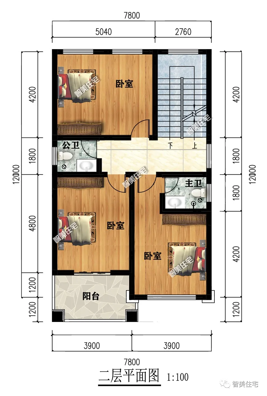 |3款小面宽设计的新中式别墅，30万左右建新房，这几栋都合适！