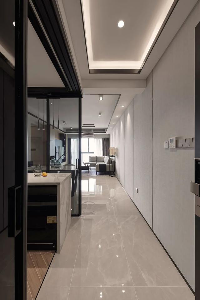 101㎡现代简约，黑白灰+原木质，时尚优雅又舒适