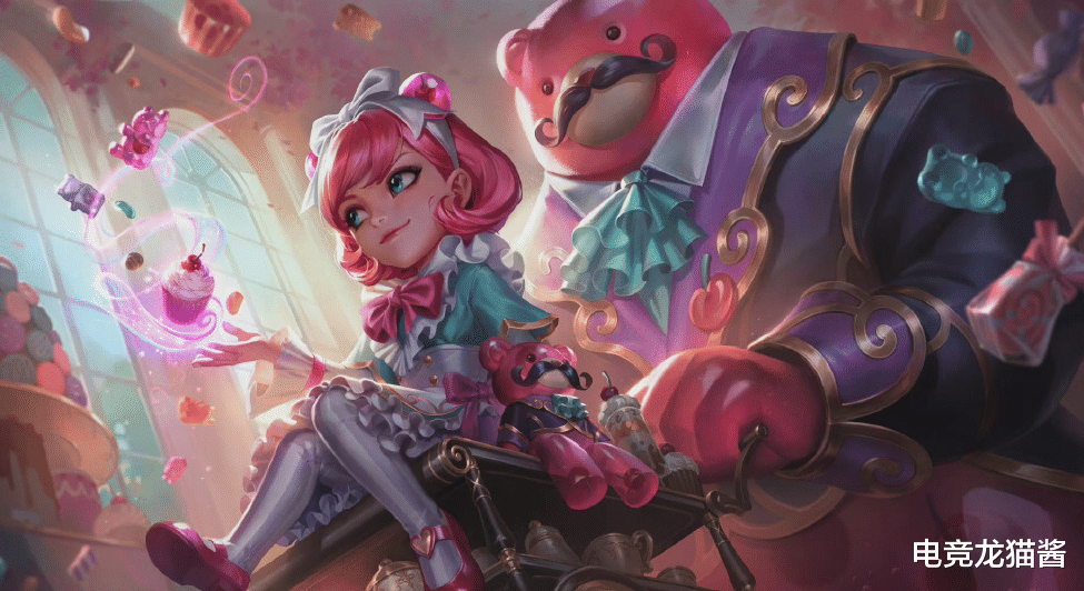 粉色|LOL皮肤画风突变？咖啡甜心系列上线，格温变成“双马尾女仆”！