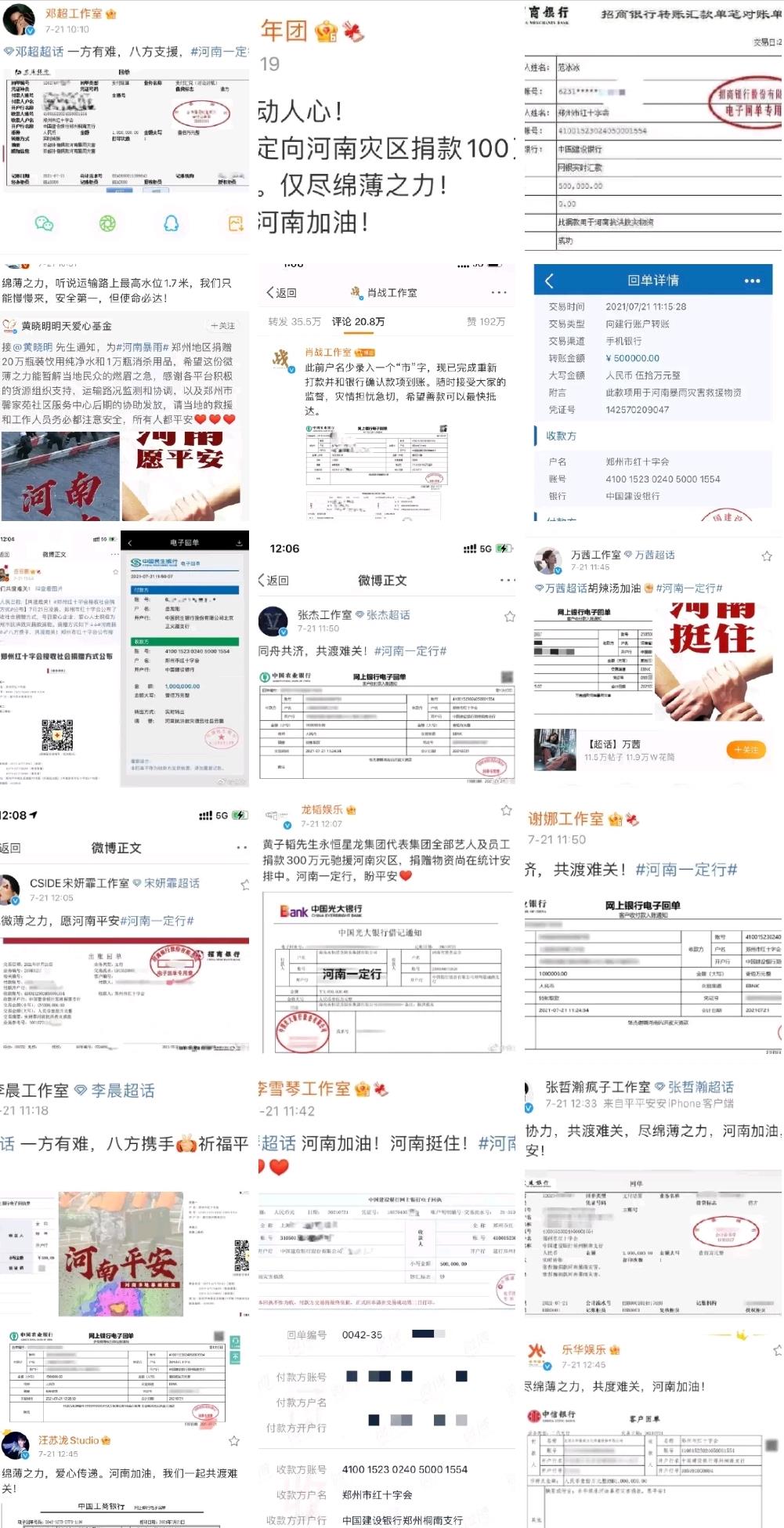 王思聪|第二批驰援河南的捐款艺人公布，张韶涵最低调，王思聪金额最大！