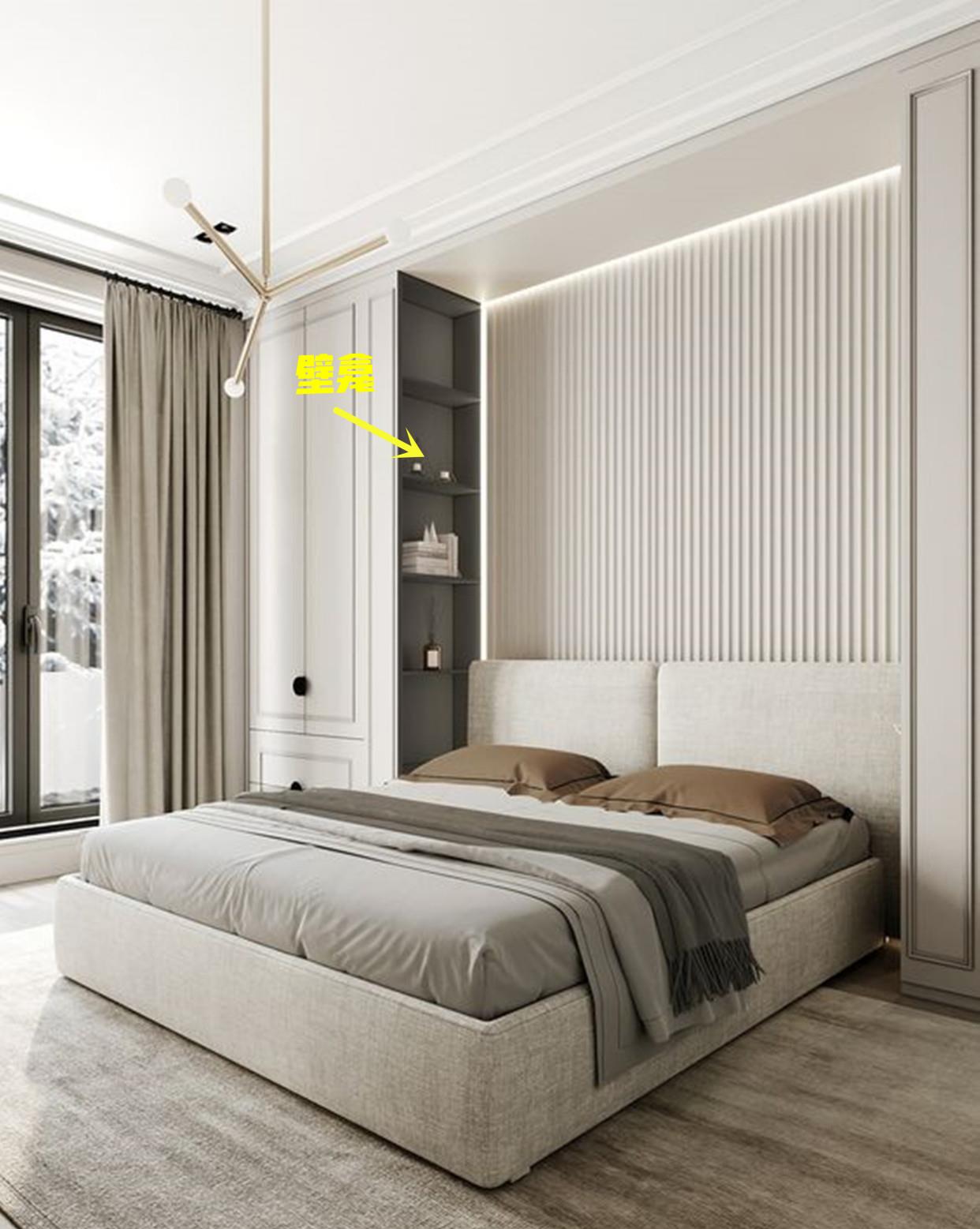 再给我一次装修机会，怎么也要试试将衣柜装在床头！收纳翻几番