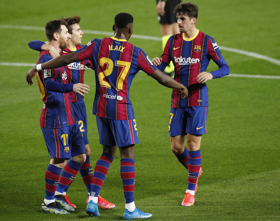 梅西|5-1！巴萨豪取7连胜！梅西轰入无解世界波，门将一点反应都没有