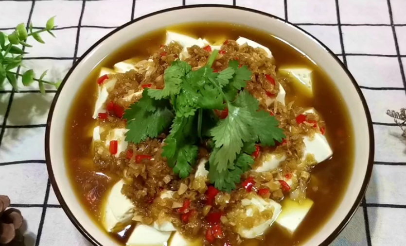 豆腐|这样子的蒸豆腐，不但好吃，美容养颜又减脂，重要的是做起来简单