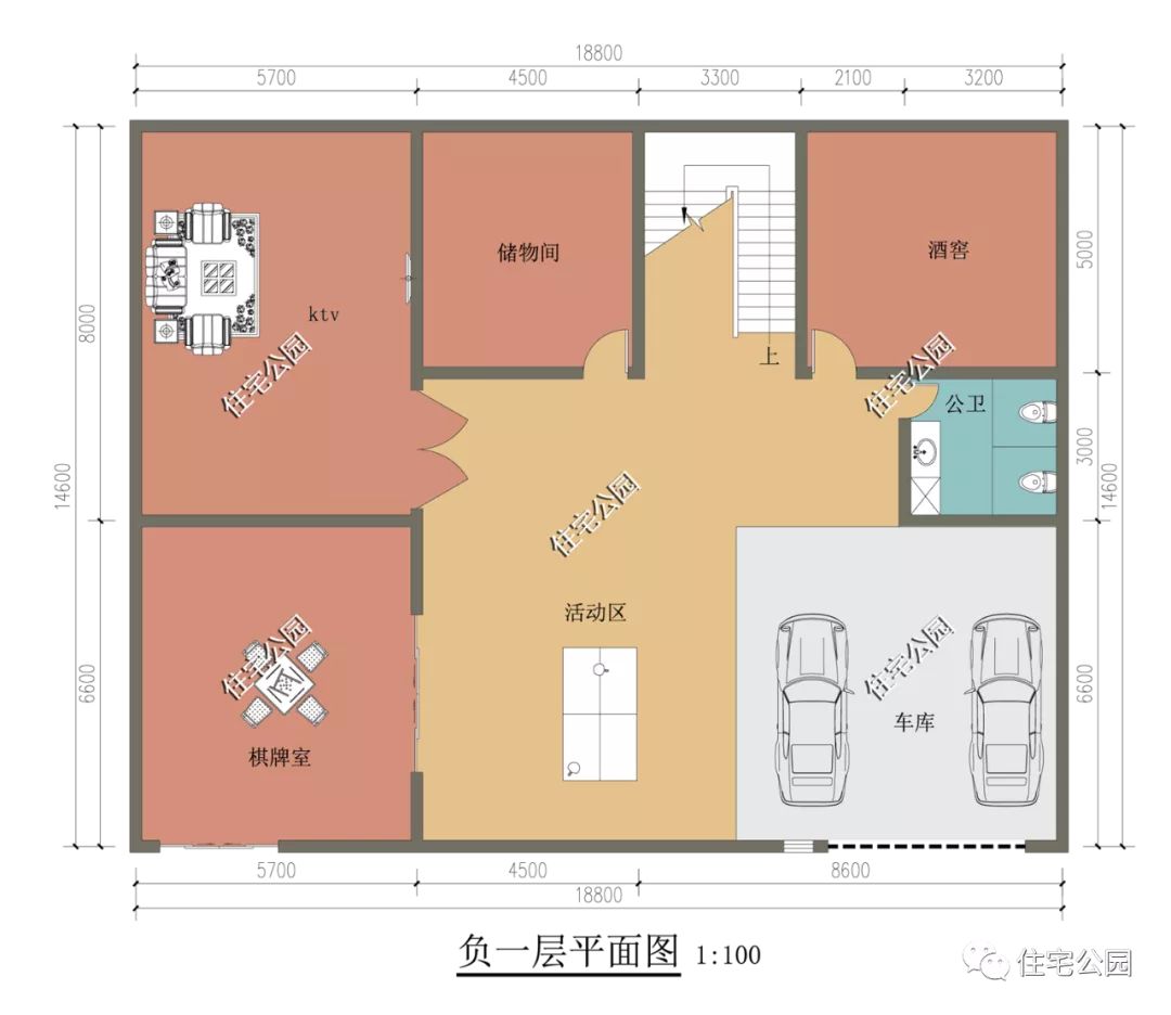 精选图库：10套带地下室的农村户型图