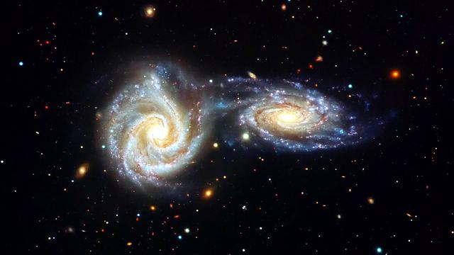 银河系|银河系和仙女座星系的碰撞已经开始？太阳系未来的命运会如何？