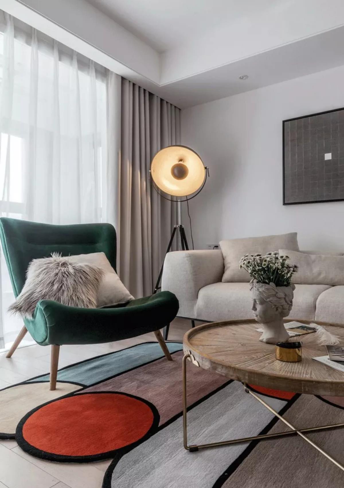 |93㎡三室两厅，一进门就感到个性和雅致！这样的简欧风，我也想要