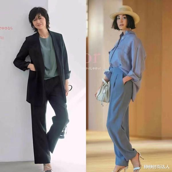 穿衣搭配|成熟女人精致又会搭配！春天的裤子穿法多样，上班休闲穿都时髦