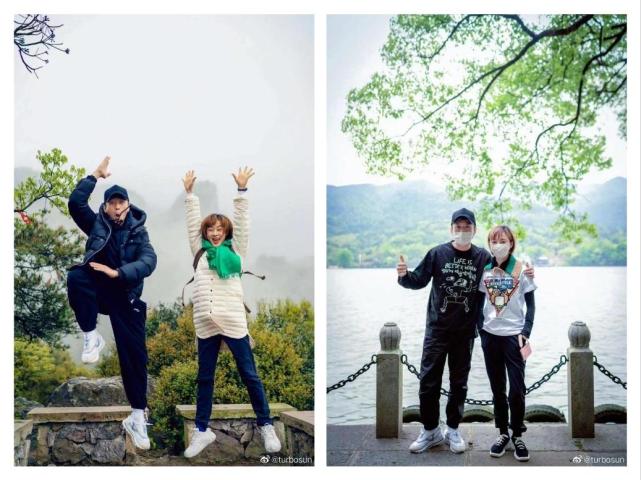 邓超|孙俪邓超爬山，邓超体力不如孙俪让老婆背，深情望妻眼太甜蜜