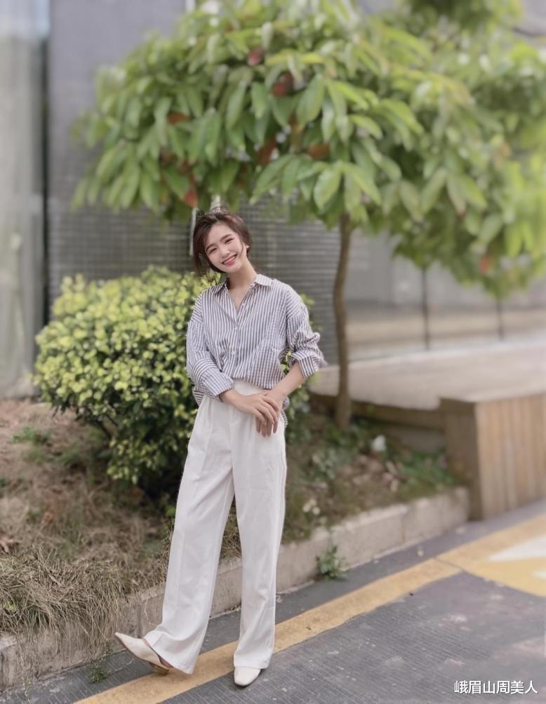 峨眉山周美人|买了阔腿裤却不会穿？这6套“万能”搭配请收好，日常通勤都很适合