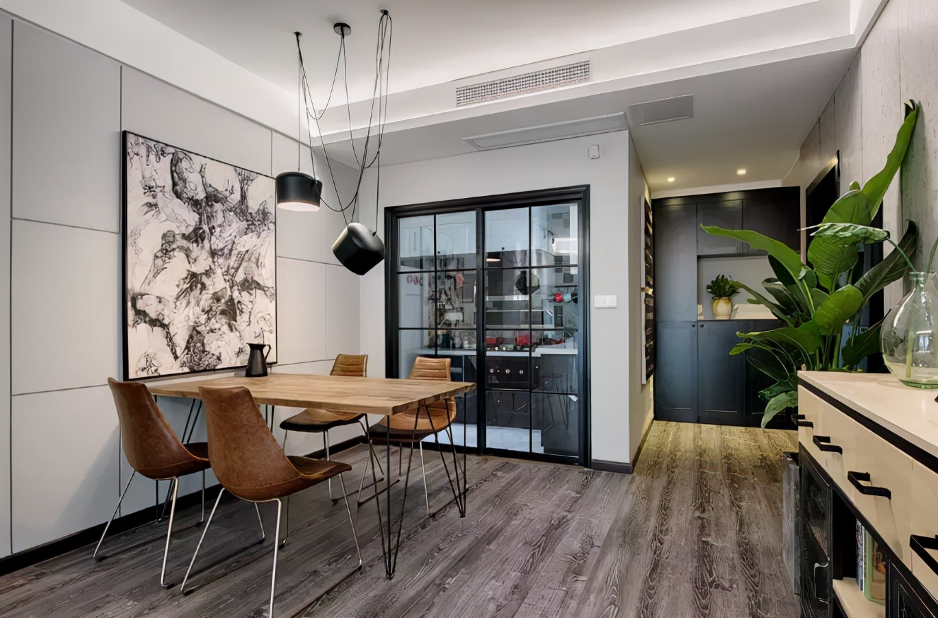 108㎡工业风，简约有格调，客厅布置值得借鉴！看过都夸优秀