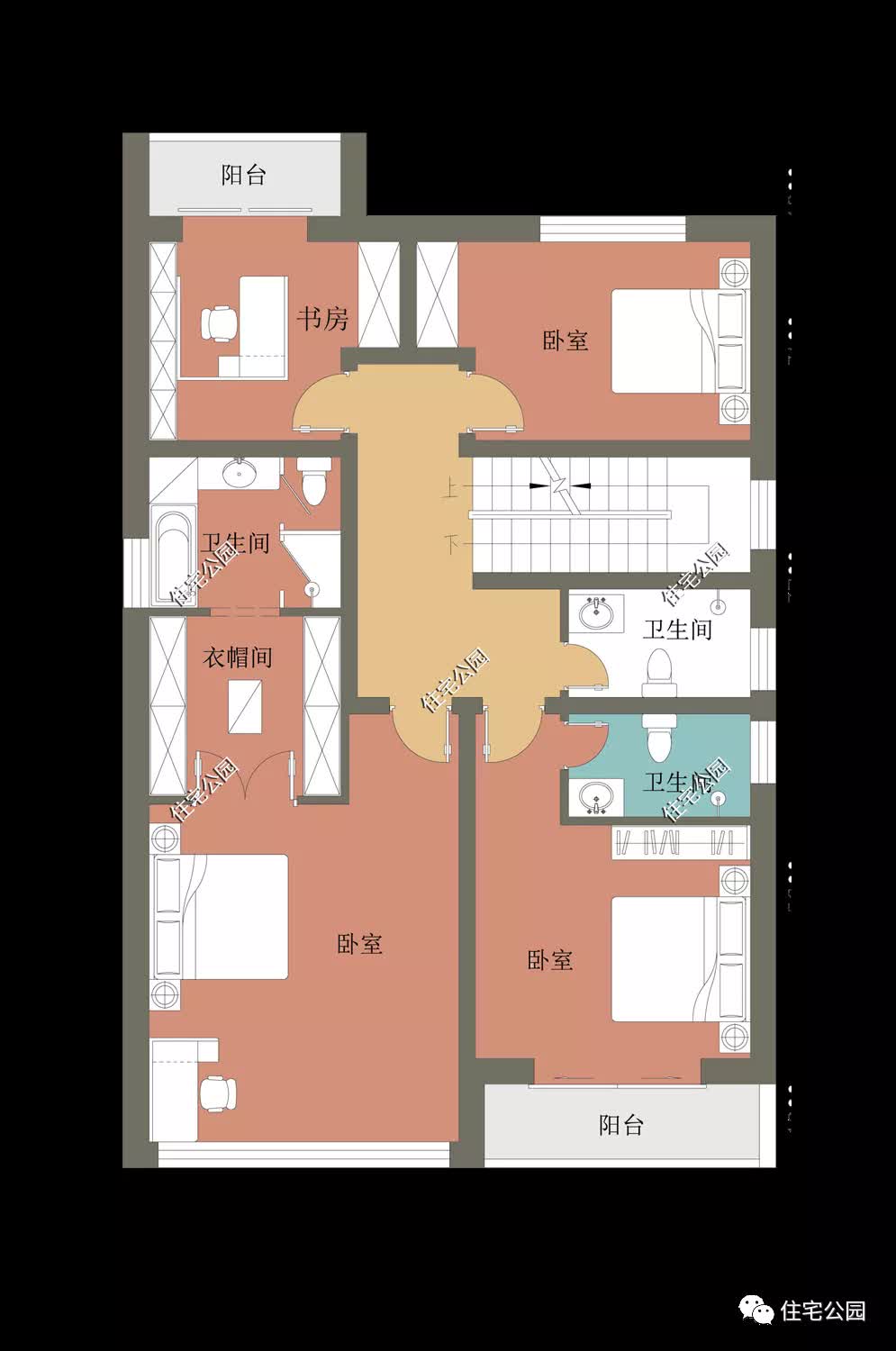 |户型特辑：10套8米面宽户型设计，百平宅基地就能建一栋