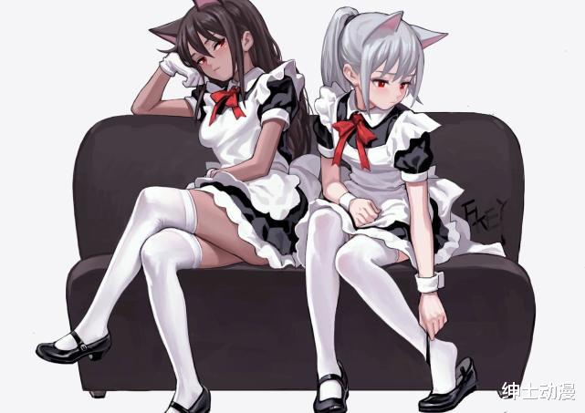 hentai|动画男主为满足自己的私欲，赔钱让JK姐妹花给自己当女仆！
