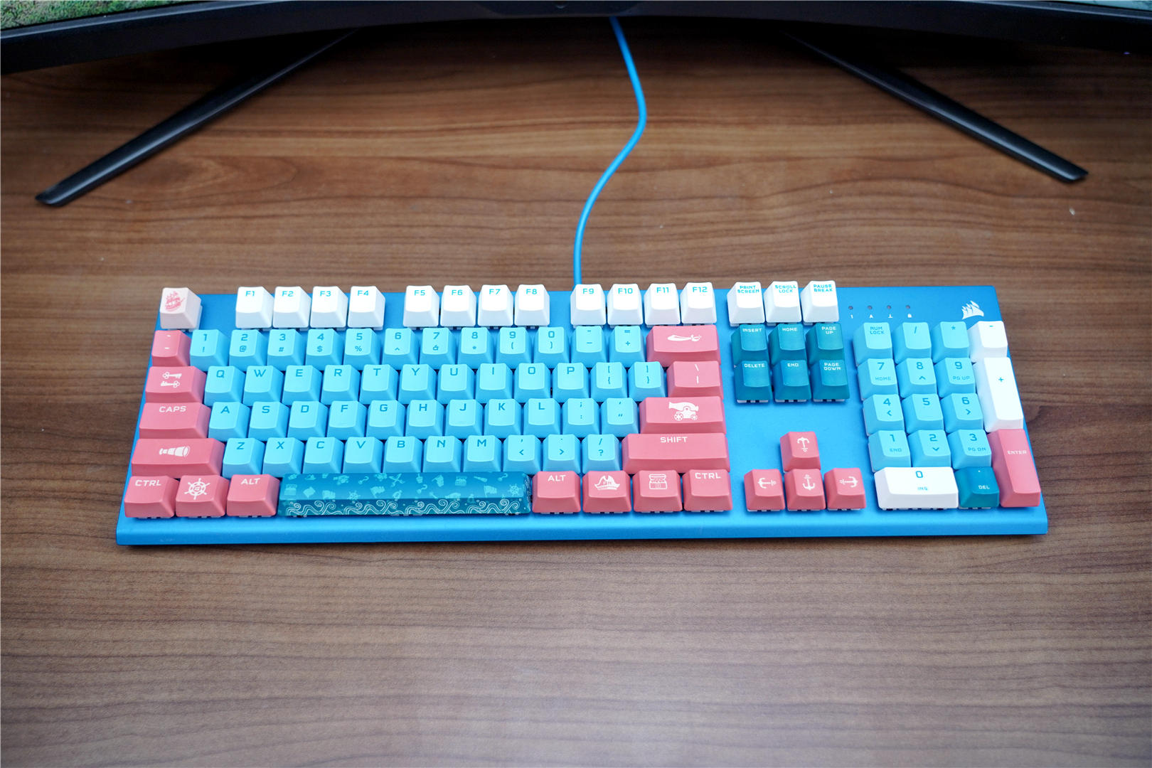 机器人|杰克船长的新“坐骑”,伴你遨游大海,海盗船碧蓝之海机械键盘