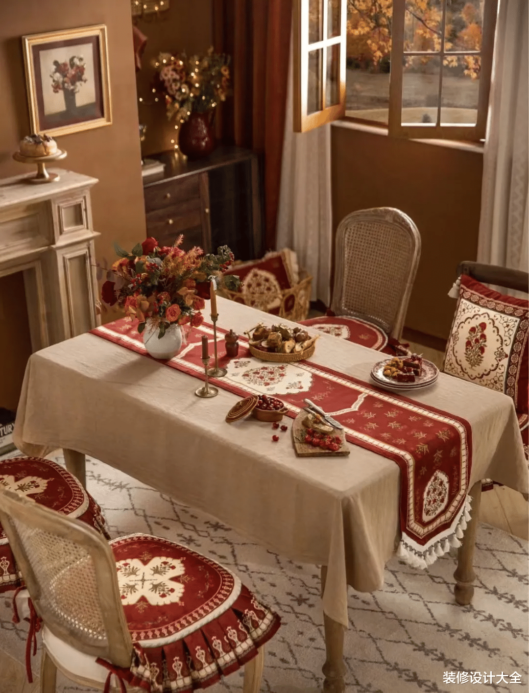 新年别再只贴福字了,这样装更红红火火呀!