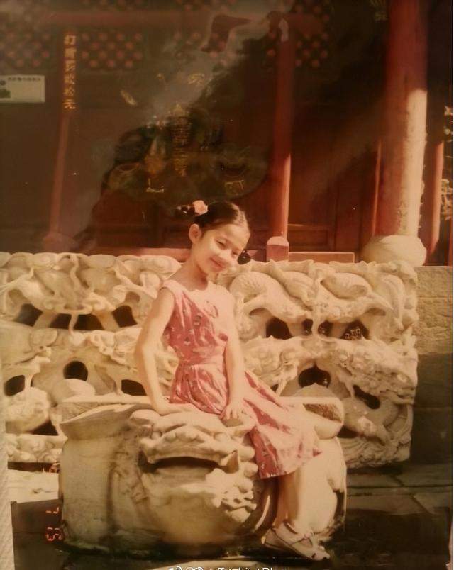 刘亦菲|刘亦菲幼儿园毕业照曝光，扎羊角辫超软萌，网友大赞从小就是C位