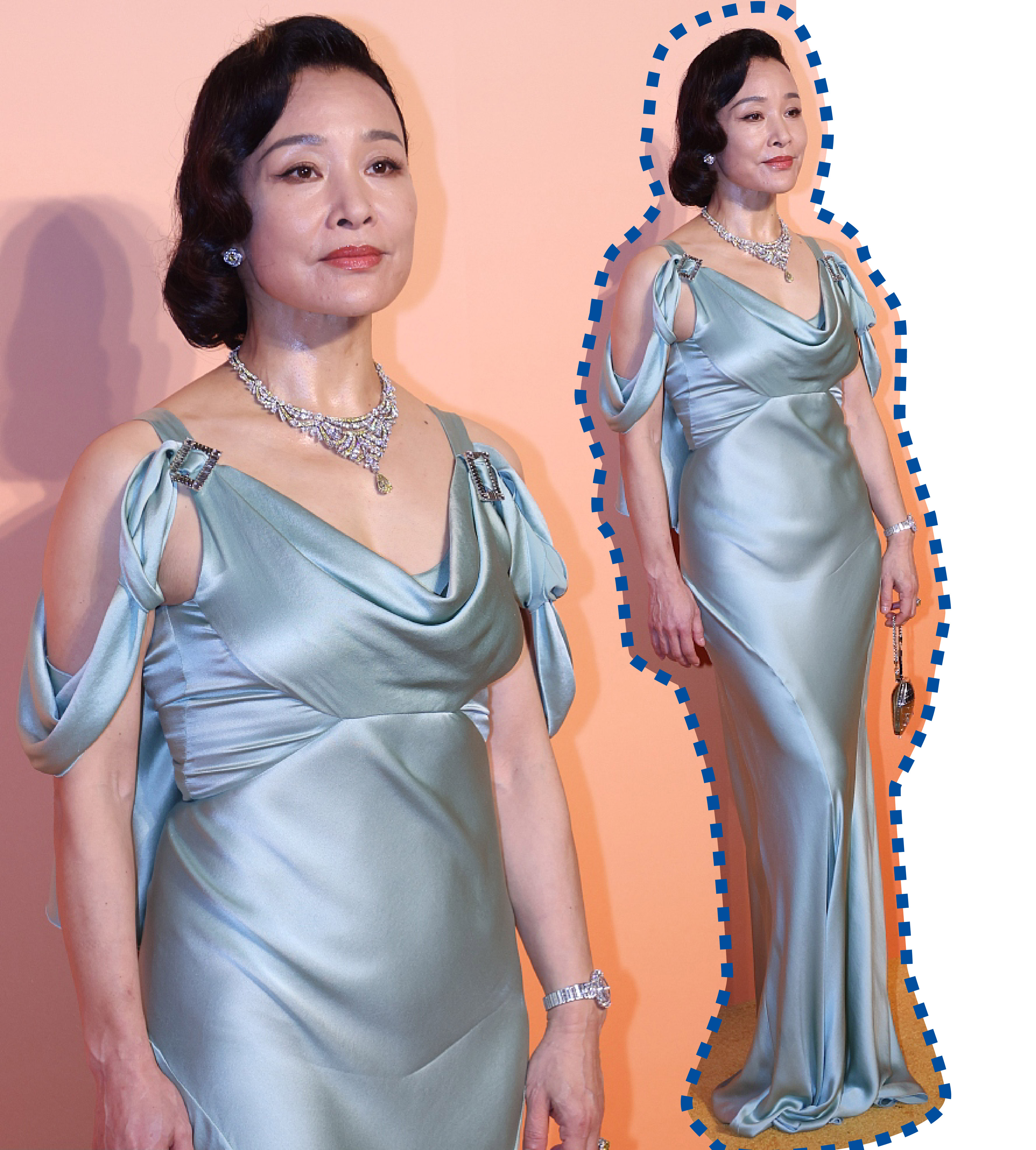 宝格丽|宝格丽晚宴比美现场：许晴秀香肩火辣性感，佟丽娅镂空裙复古撩人