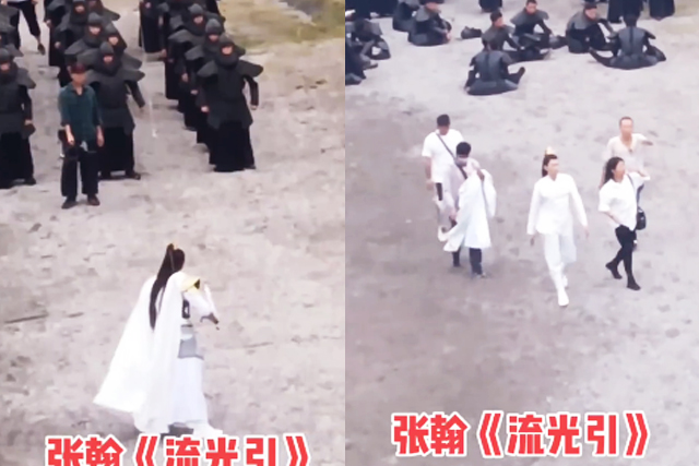 吉克隽逸|祝绪丹《流光引》韩紫晴回眸百媚生，张翰千军万马大帝之姿