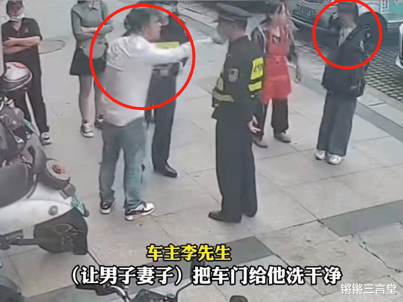 男子带儿子往奔驰车上撒尿,被制止后还发脾气,奔驰女生被气哭!