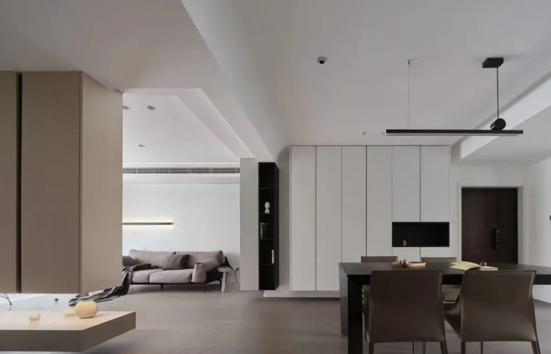 老房翻新 | 129平素色调三居室,整体的搭配,诠释了简约与耐看