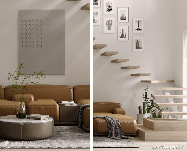 |206㎡底跃户型改造：悬挑楼梯+玻璃栏板，这样设计很可