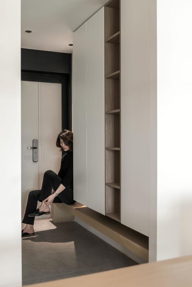 |越来越多人开始做全开放式设计,看她89㎡新家,既实用又开阔