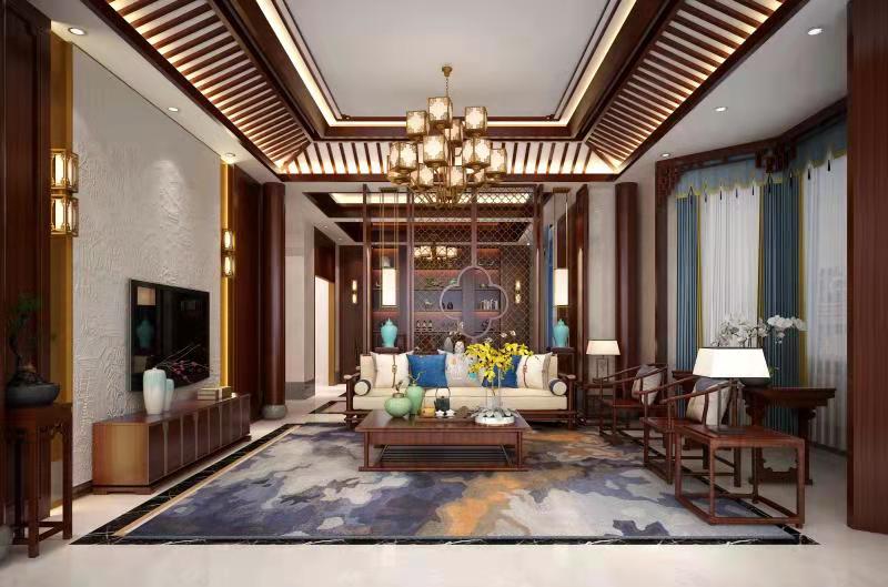 中式别墅红木风格—东方神韵与现代设计的相互碰撞