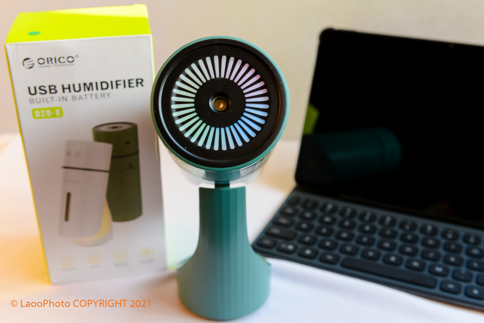 加湿器|润色冬日空调的干燥，Orico RGB灯效的USB加湿器