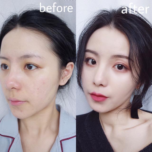 方子飞说事|看完这些妆容对比，才知道化妆前后差别有多大，女神素颜也很普通