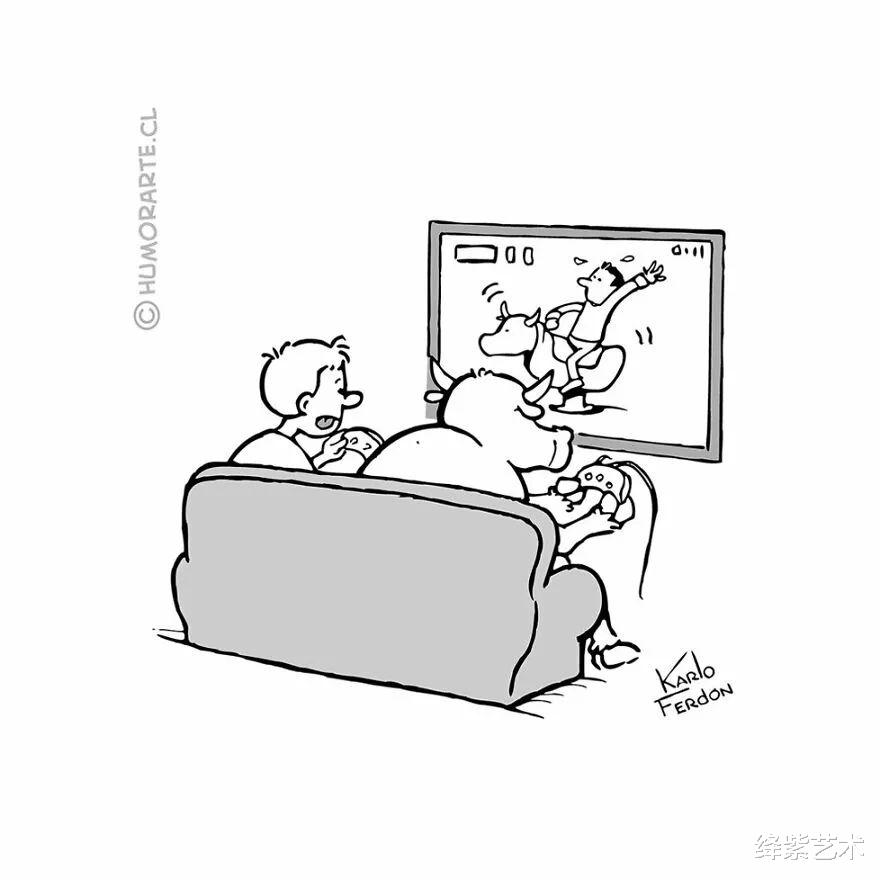 漫画家|20幅幽默的漫画，简单又好笑，看完压力一下就释放出来了