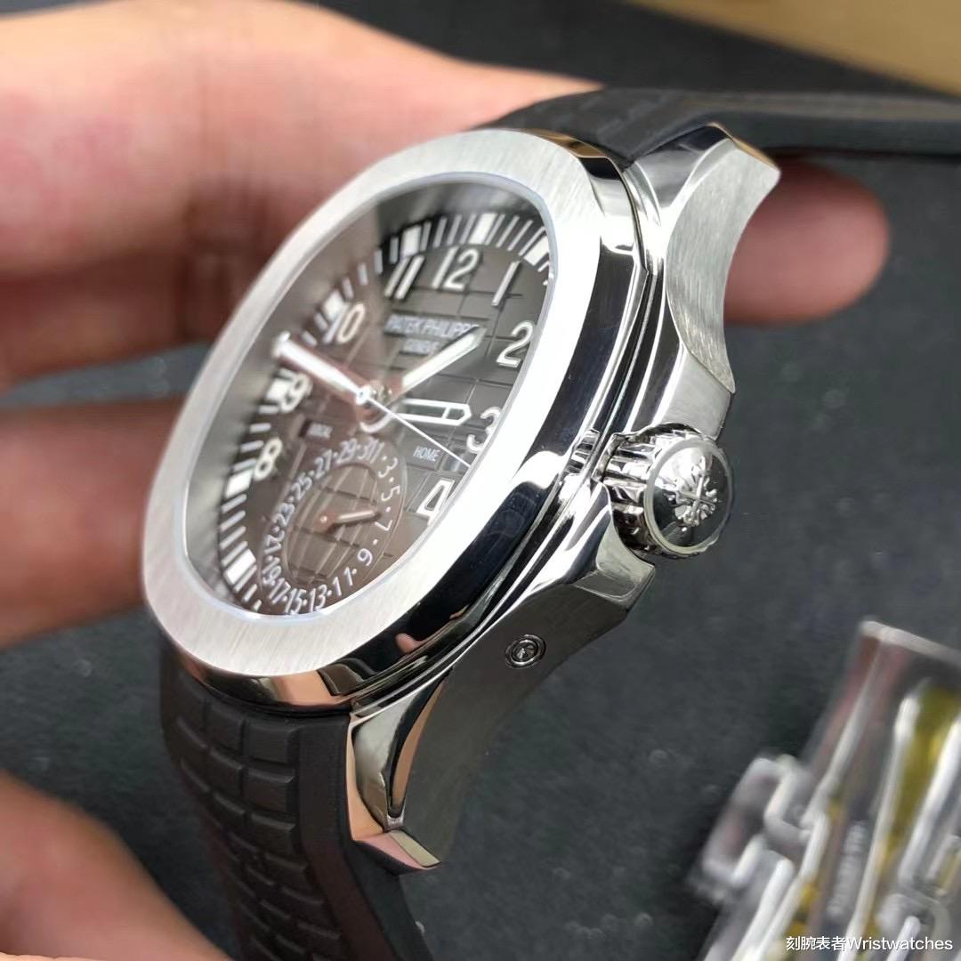 刻腕表者Wristwatches|ZF厂百达翡丽手雷Aquanaut5164白盘复刻表会一眼假吗？