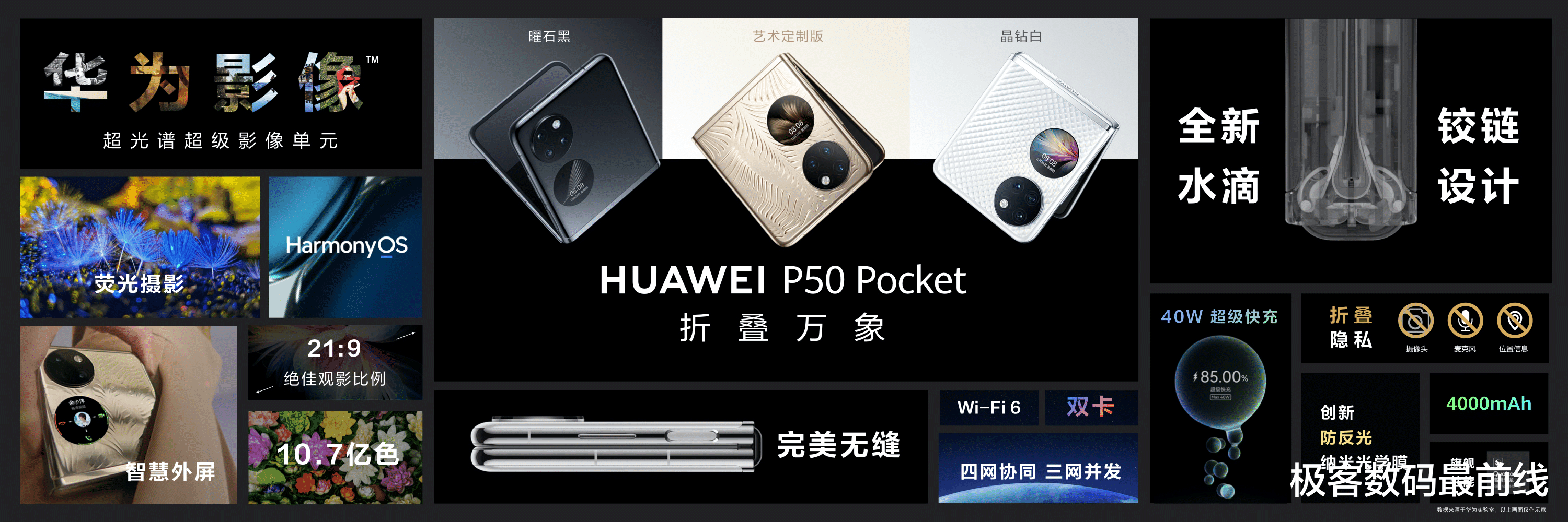 薇婭|華為P50 寶盒正式亮相：外觀設計驚艷，開合之間盡是滿滿的儀式感