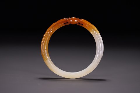 和田玉籽料|和田玉籽料 双龙头手镯