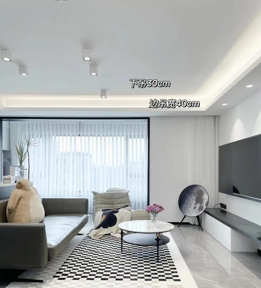 女主115㎡新家,巧用黑白灰色系,装出自己“理想家”的样子