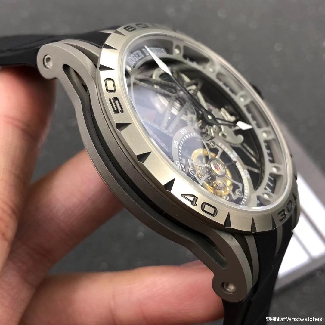 刻腕表者Wristwatches|BBR厂罗杰杜彼王者系列0545钛合金陀飞轮复刻表测评！