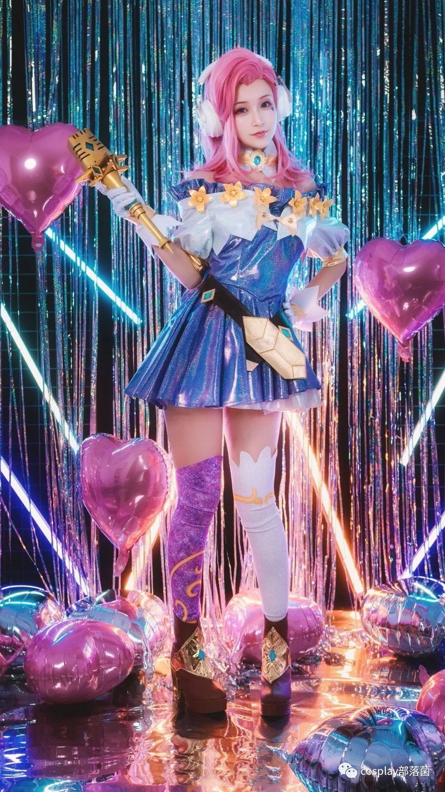 |cos：星籁歌姬萨勒芬妮cos正片@鬼舞