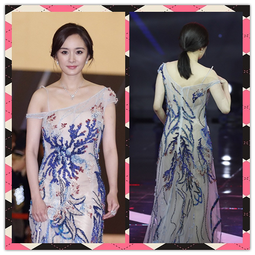 发型|杨幂颜值很高了，生图能看见脸上只有个痘痘，不过造型一般