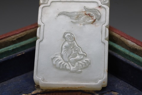 和田玉籽料|和田玉籽料吹箫引凤