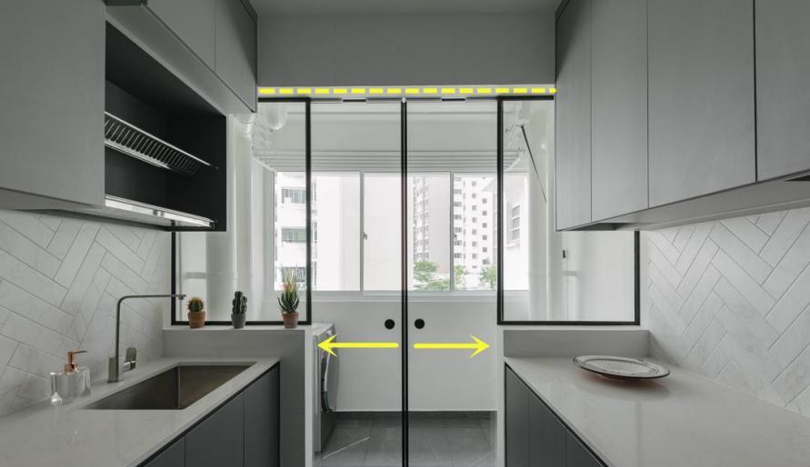 |说好买房送阳台，结果却在厨房！不足2㎡，打通隔墙围一圈卡座算了