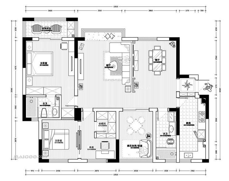 |140平现代简约风三居室实景案例分享 世间美好莫过于此