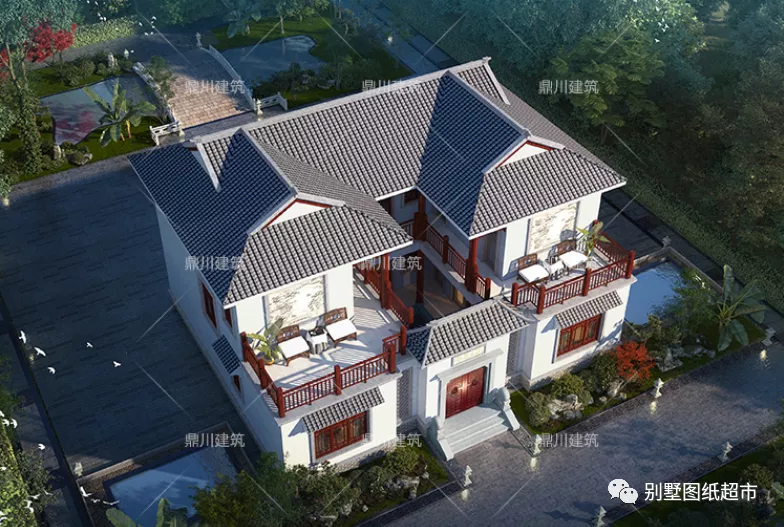 看了这么多农村自建房，还是合院最漂亮，这3款农村合院很合适