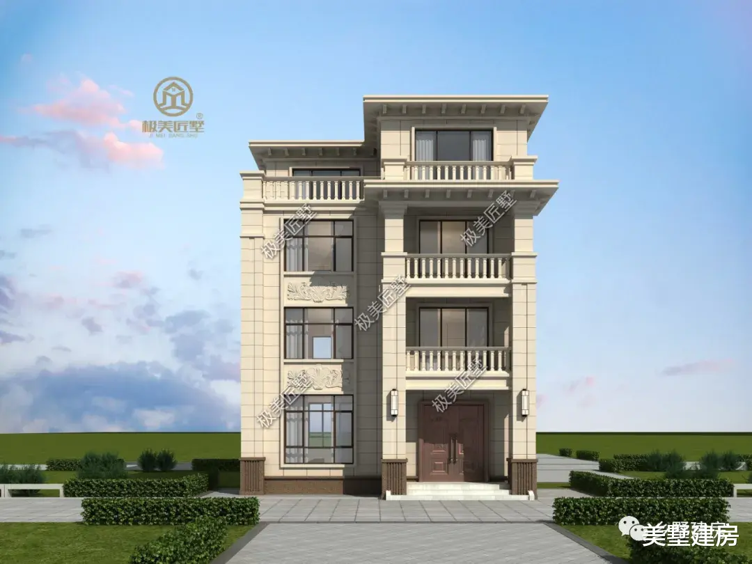 占地不足百平怎么建好房，这样设计就不错，喜欢就收藏